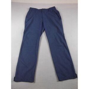 Under Armour Pants Mens 32x30 Blue Loose Fit Lightweight Golf Chino Trousers